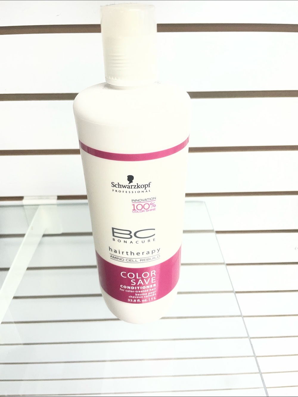 Schwarzkopf BC Bonacure Color Save Conditioner - White with Pink Accents